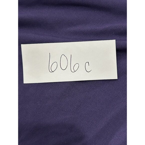 One World Pull On Wide Leg Pants Purple Sz XL Smocked Elastic Waist Boho Relaxed - Picture 10 of 11